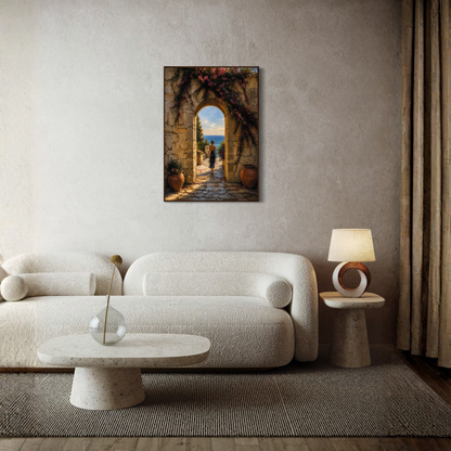 MEDITERRANEAN STUDIES — The Arch, Framed Art Print