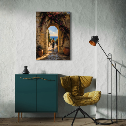 MEDITERRANEAN STUDIES — The Arch, Framed Art Print