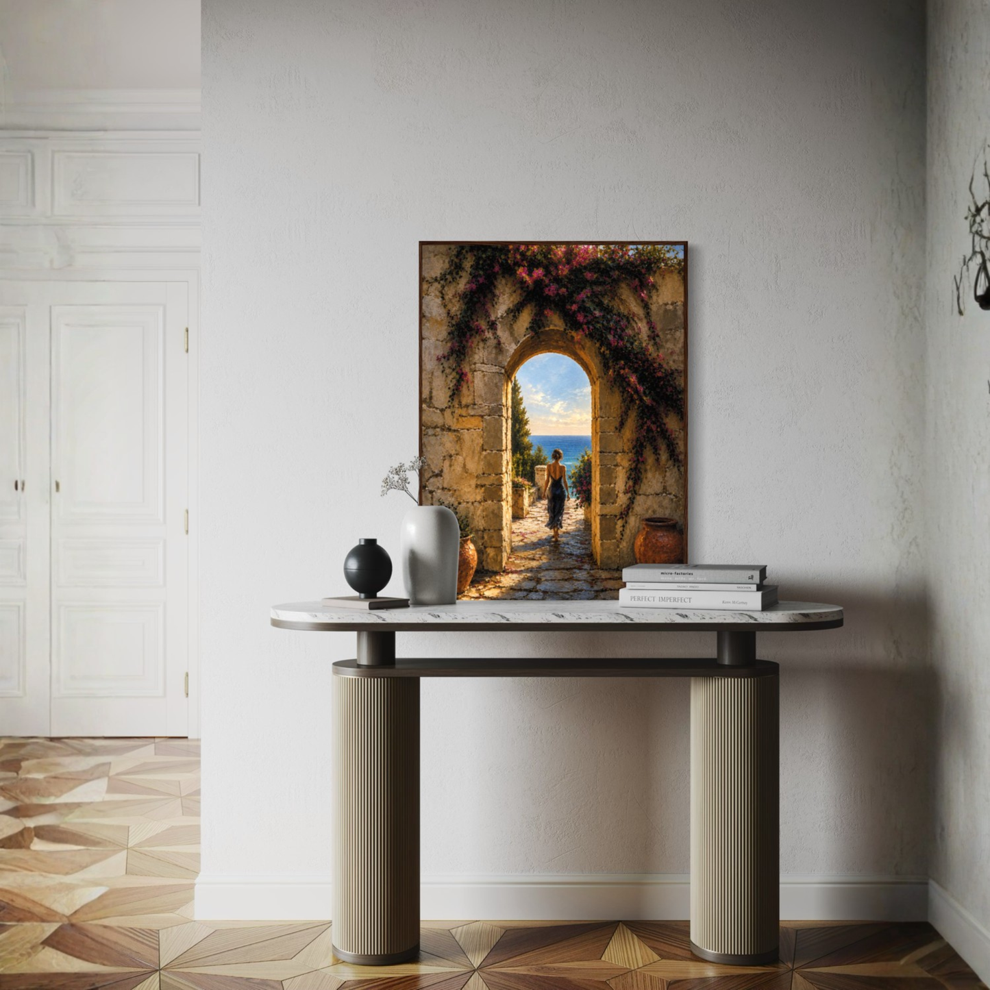 MEDITERRANEAN STUDIES — The Arch, Framed Art Print