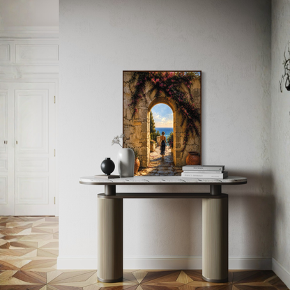 MEDITERRANEAN STUDIES — The Arch, Framed Art Print