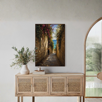 MEDITERRANEAN STUDIES — The Path, Framed Art Print