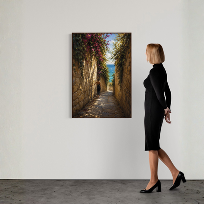 MEDITERRANEAN STUDIES — The Path, Framed Art Print