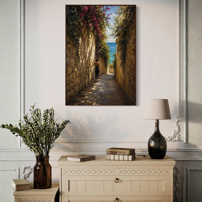 MEDITERRANEAN STUDIES — The Path, Framed Art Print