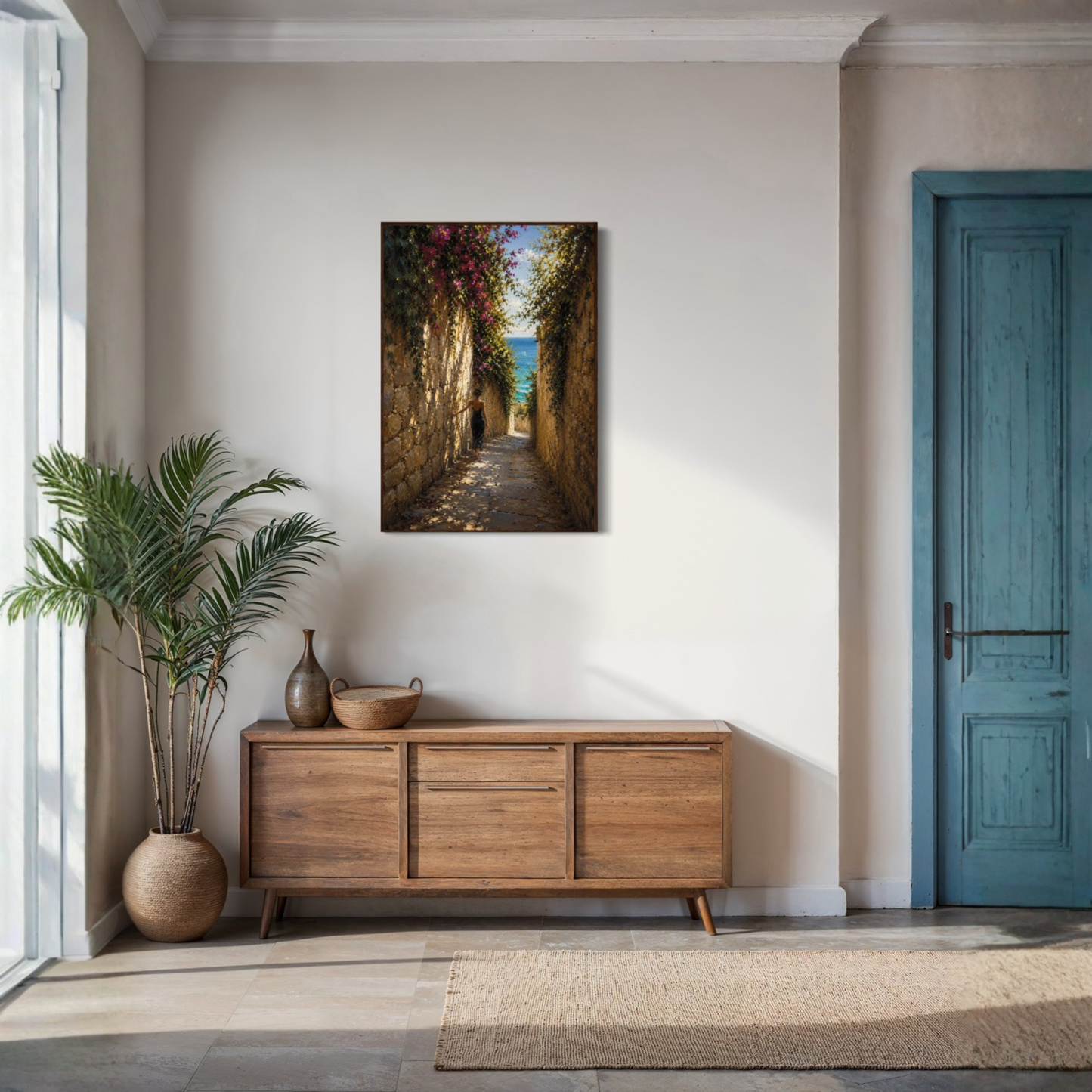 MEDITERRANEAN STUDIES — The Path, Framed Art Print