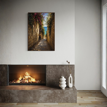 MEDITERRANEAN STUDIES — The Path, Framed Art Print