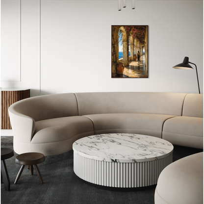 MEDITERRANEAN STUDIES — The Loggia, Framed Art Print