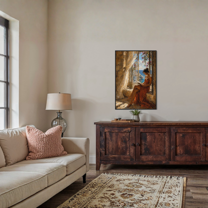 MEDITERRANEAN STUDIES — The Open Window, Framed Art Print