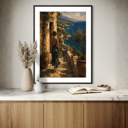 MEDITERRANEAN STUDIES — Arrival, Museum Quality Fine Art Print