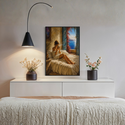 MEDITERRANEAN STUDIES — First Light, Framed Art Print