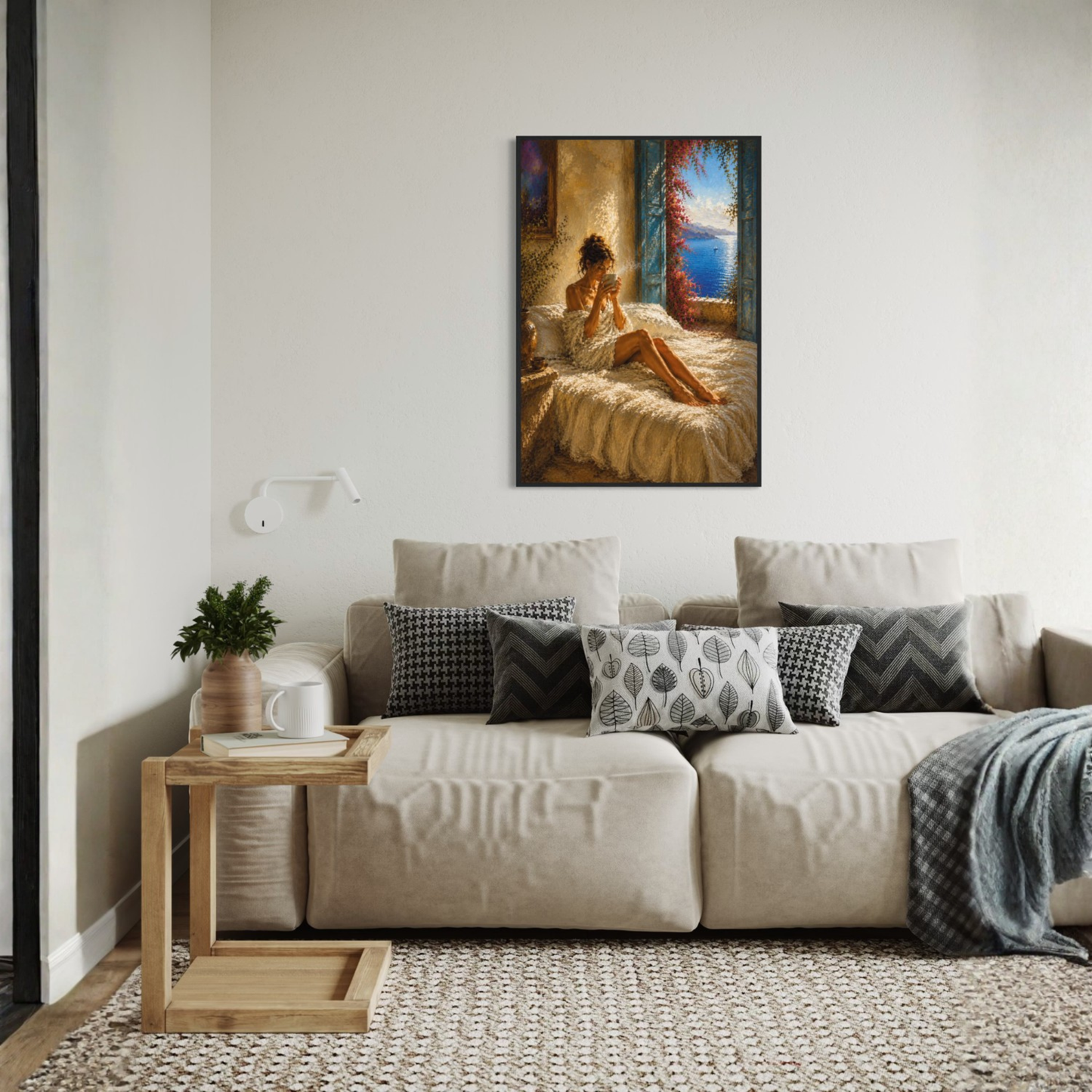 MEDITERRANEAN STUDIES — First Light, Framed Art Print