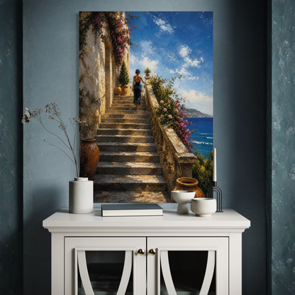 MEDITERRANEAN STUDIES — The Ascent, Museum Quality Fine Art Print
