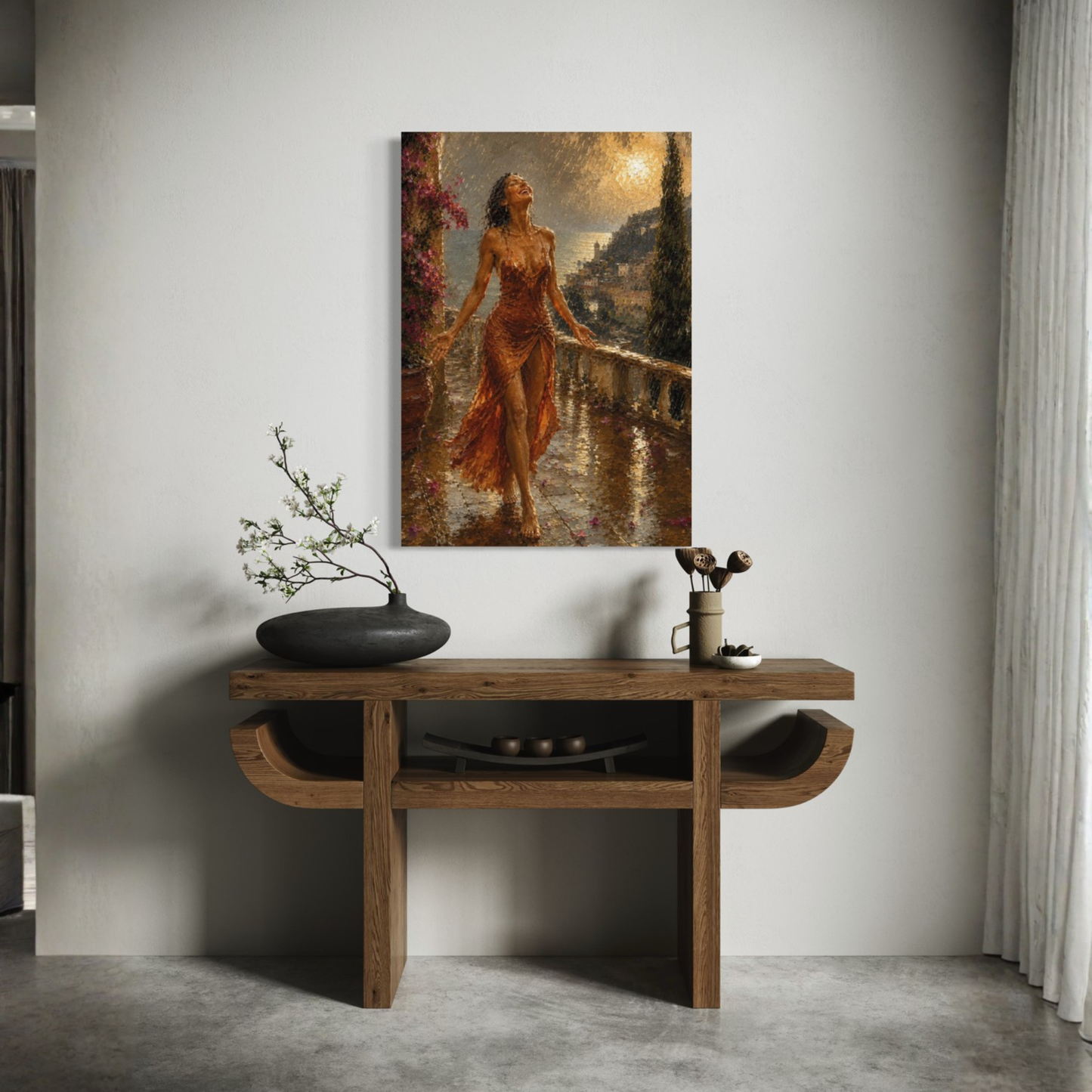MEDITERRANEAN STUDIES — The Sunshower, Canvas