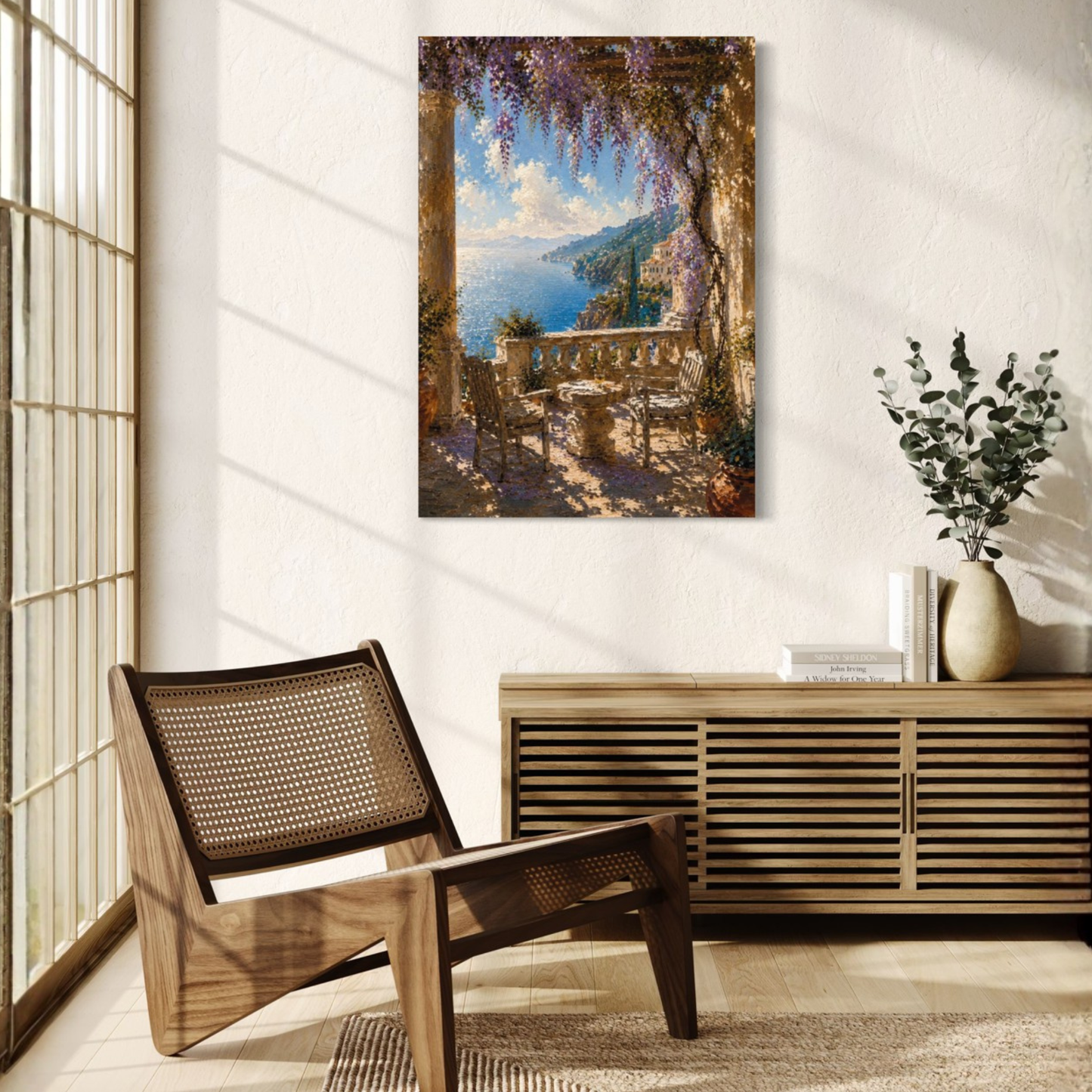 MEDITERRANEAN STUDIES — The Terrace, Canvas