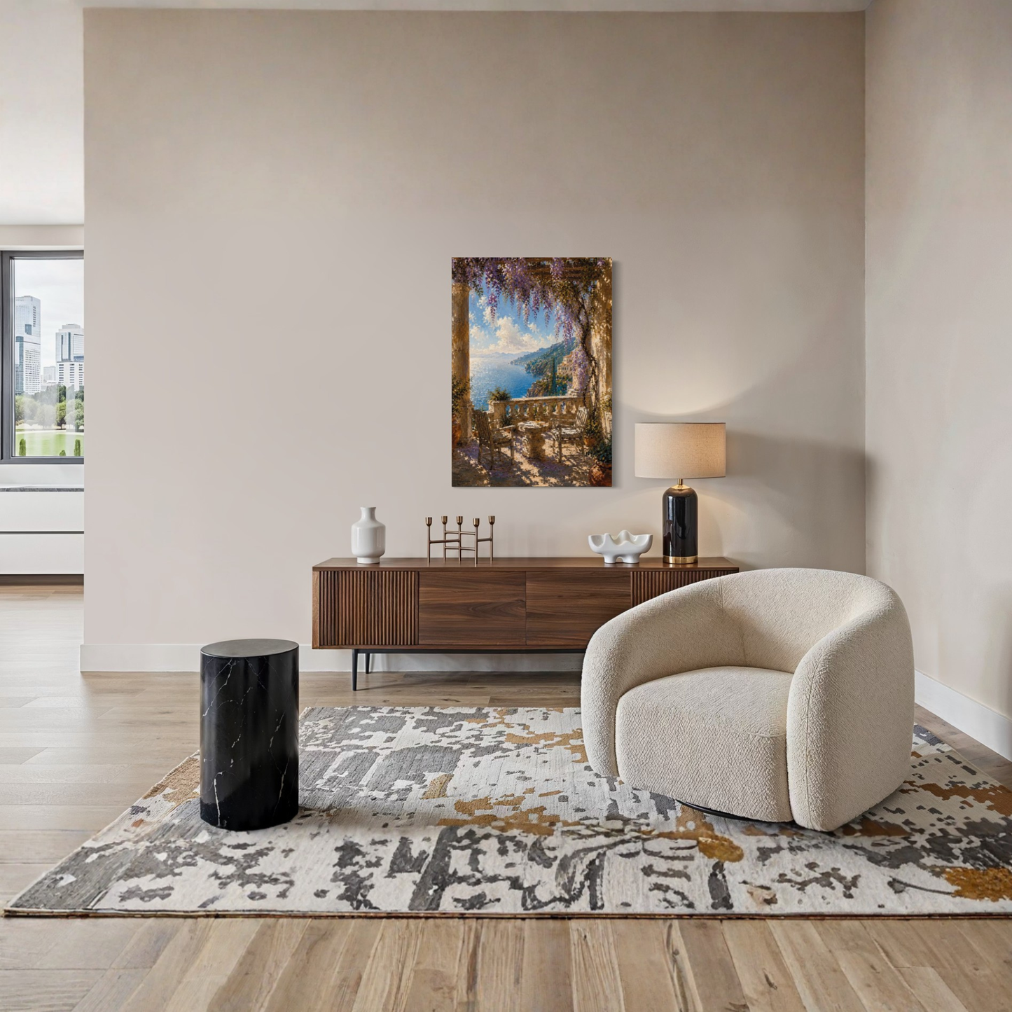 MEDITERRANEAN STUDIES — The Terrace, Canvas