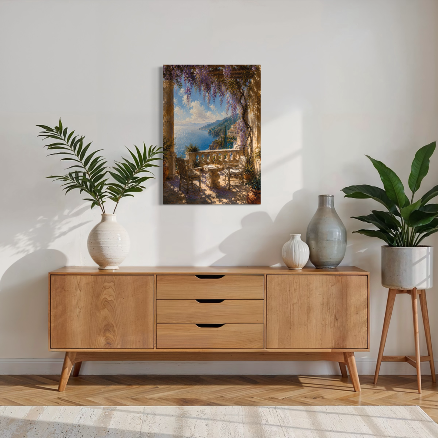 MEDITERRANEAN STUDIES — The Terrace, Canvas