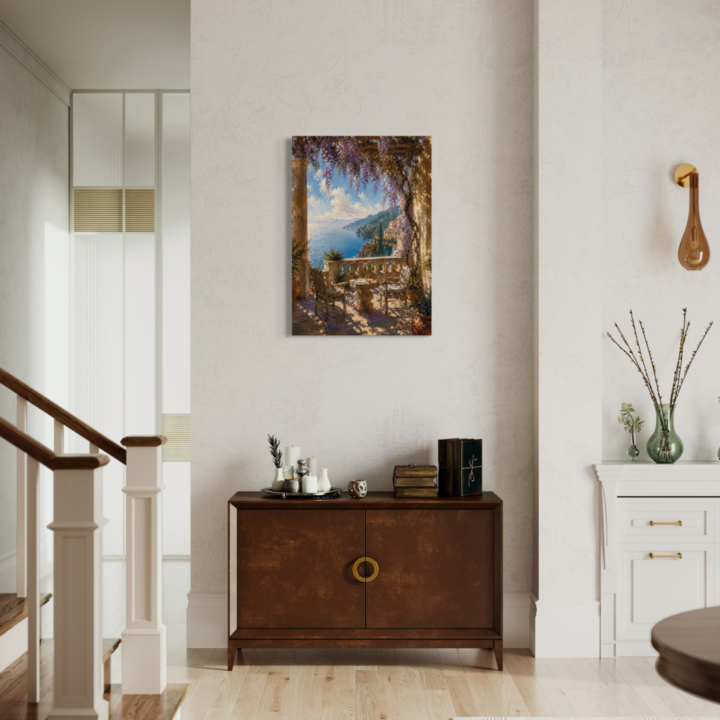 MEDITERRANEAN STUDIES — The Terrace, Canvas