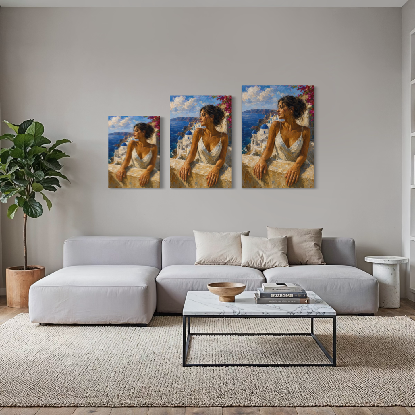 MEDITERRANEAN STUDIES — High Summer, Canvas