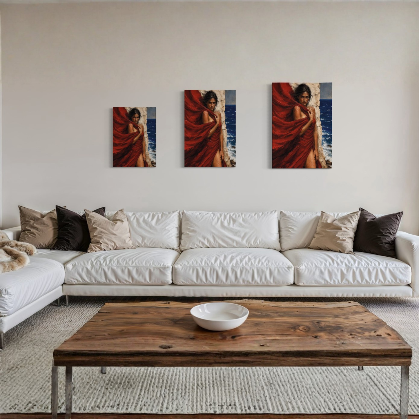 MEDITERRANEAN STUDIES — The Red Veil, Canvas