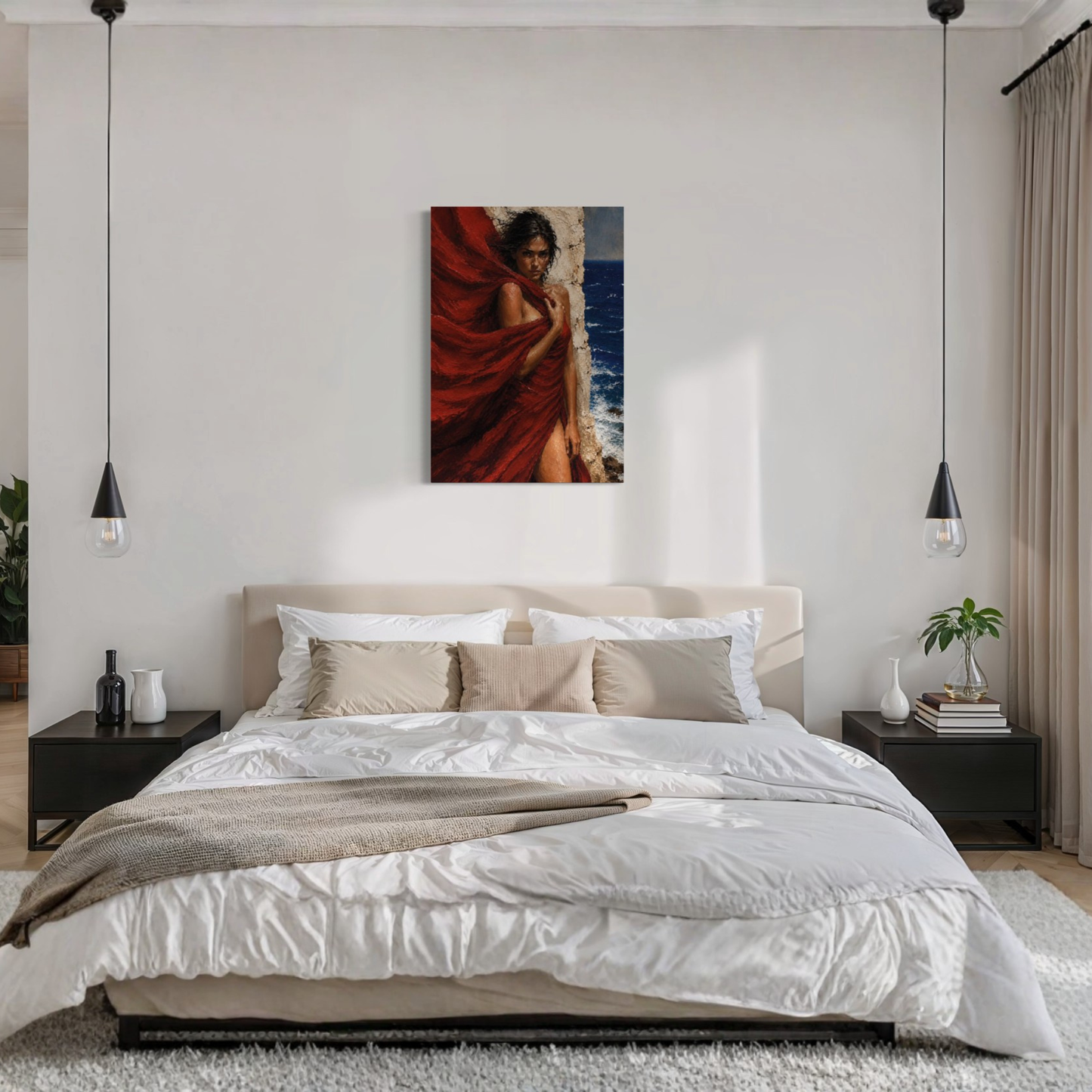 MEDITERRANEAN STUDIES — The Red Veil, Canvas