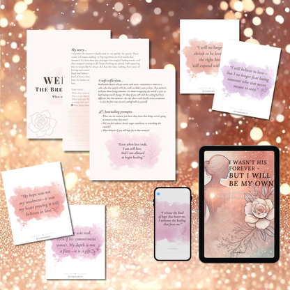 I Wasn’t His Forever — But I Will Be My Own ✨ 30 Days to Fall Back in Love With Myself After Heartbreak - LunarHeartCo