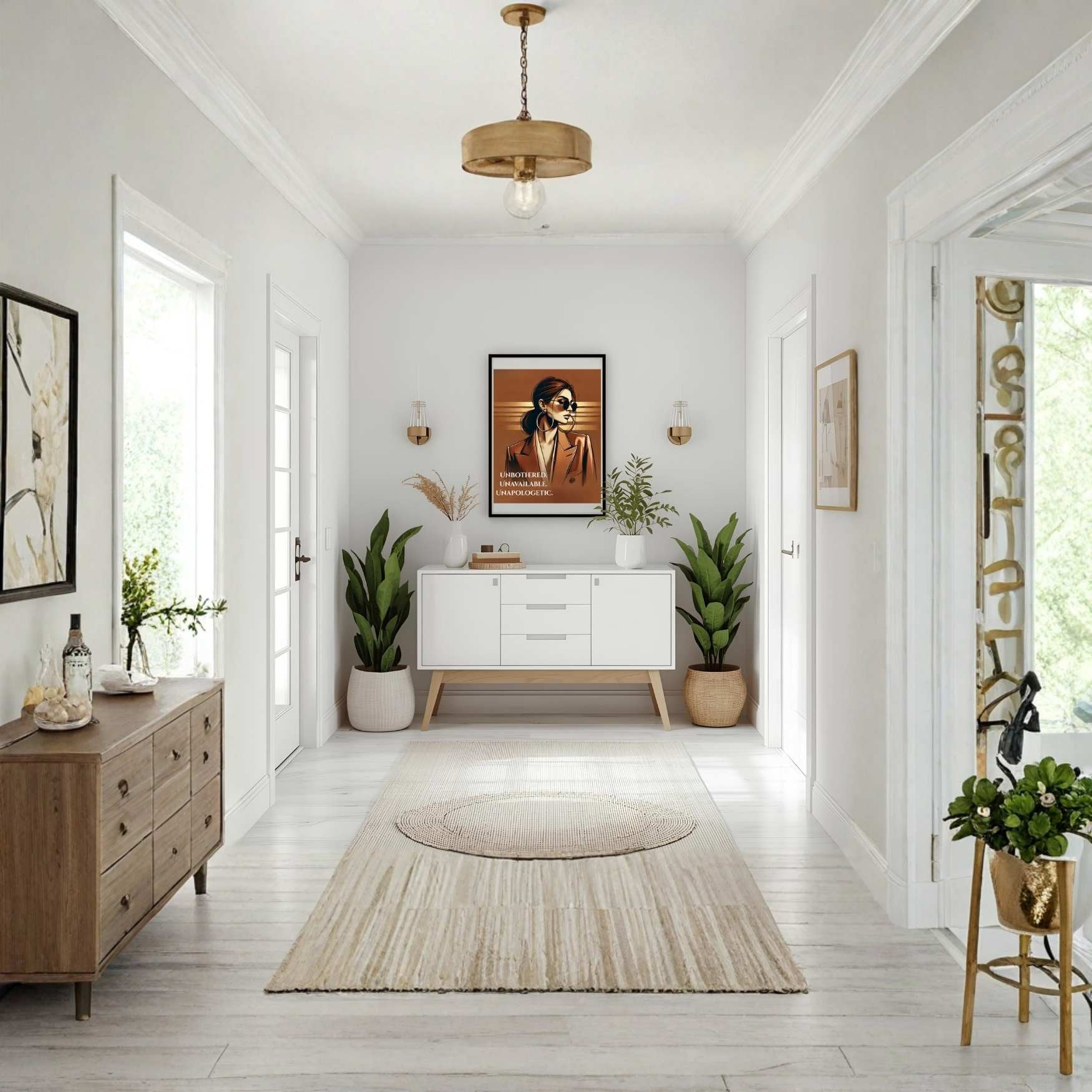 Poster -Unbothered, Unavailable, Unapologetic - LunarHeartCo