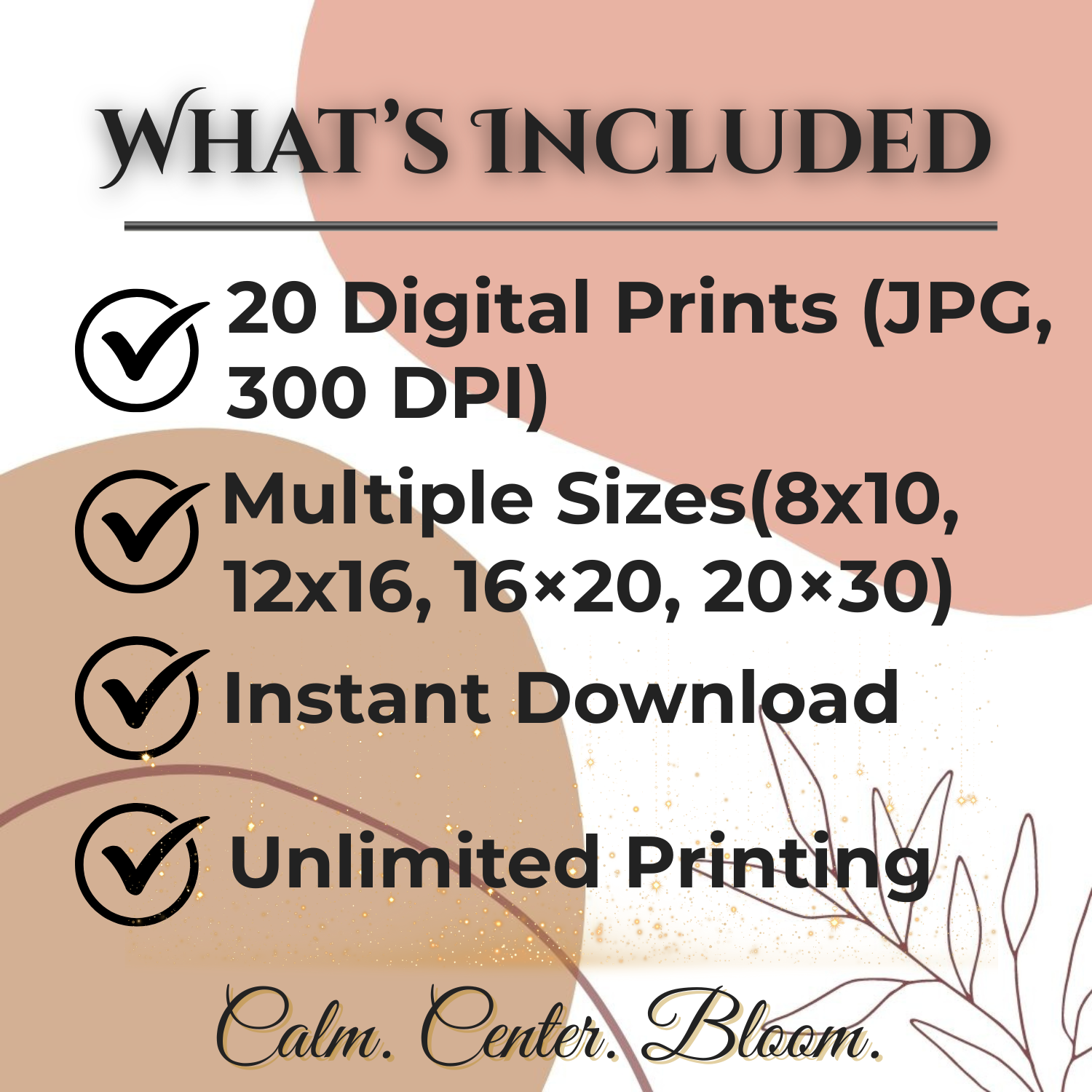 20 Printable Wall Art Prints | Feminine Boho & Fashion Collection | Minimalist Gallery Posters | Digital Download ✨🌙 - LunarHeartCo