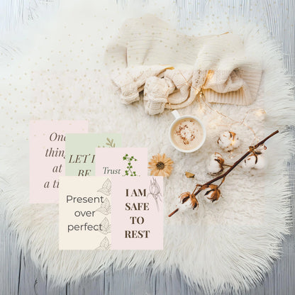 Daily Calm Wall Art Bundle (20 Prints) | Botanical Affirmation Posters | Mindful Digital Download 🌿✨ - LunarHeartCo