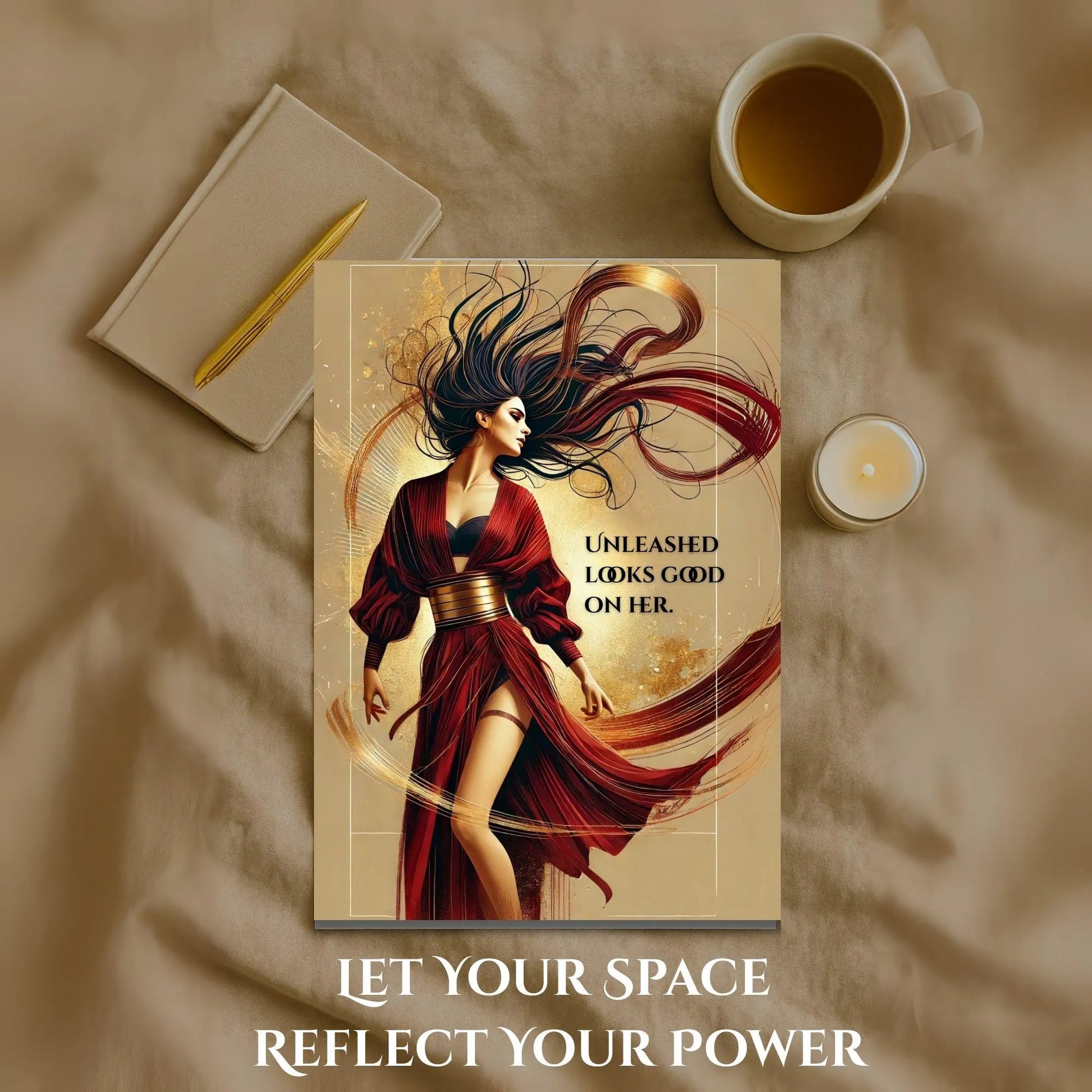 Fierce Woman Wall Art Set 2 (10 Prints) | Bold Feminine Quotes | Printable Digital PDF Bundle 💎✨ - LunarHeartCo