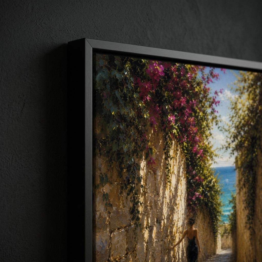 MEDITERRANEAN STUDIES — The Path, Framed Art Print