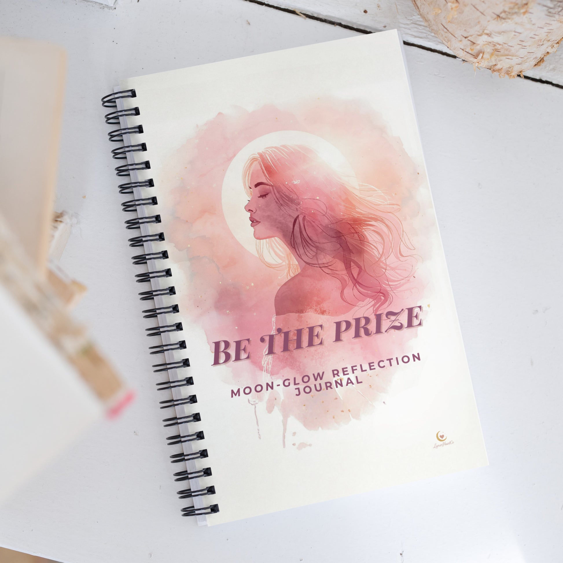 BeThePrize_MoonGlow - Spiral notebook - LunarHeartCo